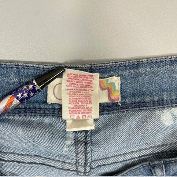 Op Ocean Pacific Splatter skinny jeans - Picture 6 of 7